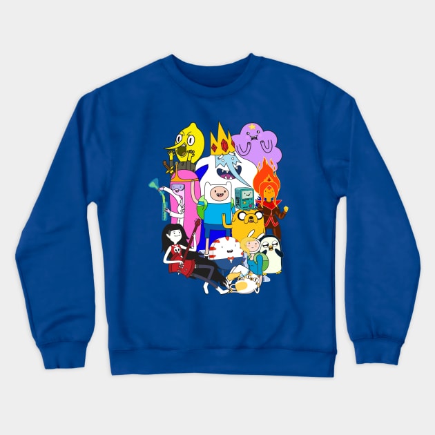 Adventure Time Crewneck Sweatshirt by Plushism